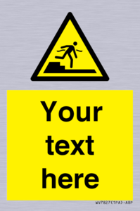 Custom warning Submerged step or steps